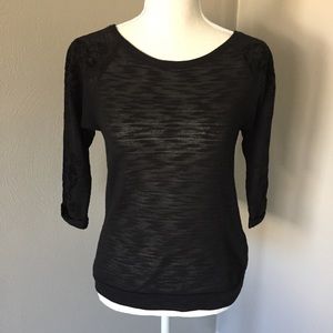 Sfera Casual Sheer Black Sweater M